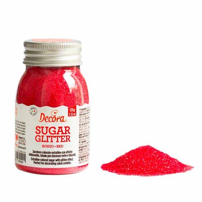 sanding sugar röd
