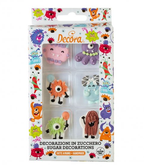 Sockerdekorationer monster