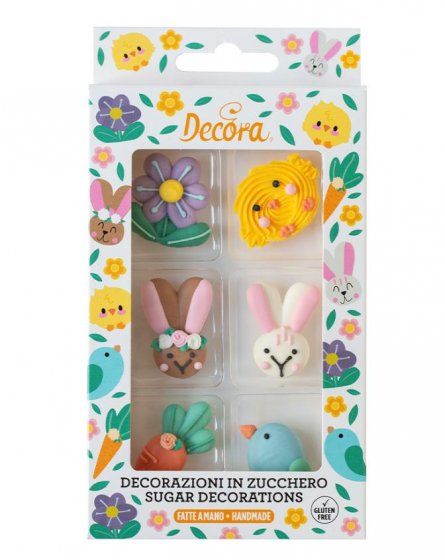 Decora sockerdekorationer påsk