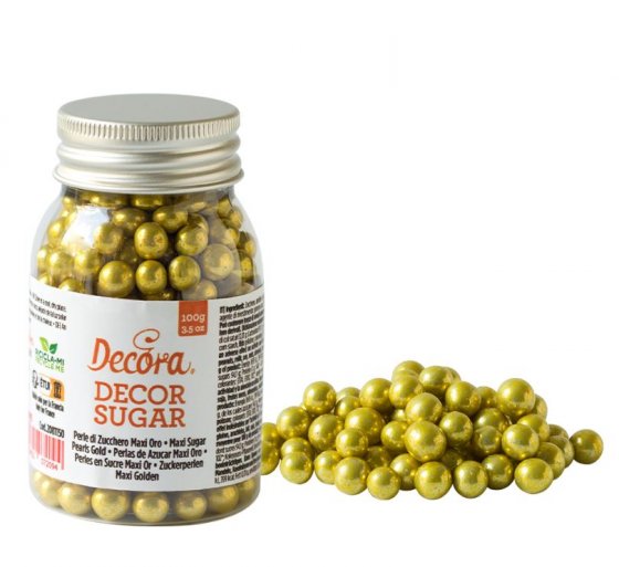 Decora strösselkulor guld