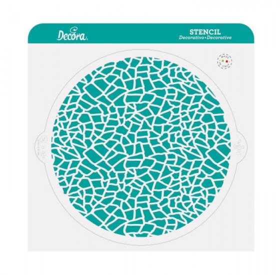 Decora Stencil till tårta Textur