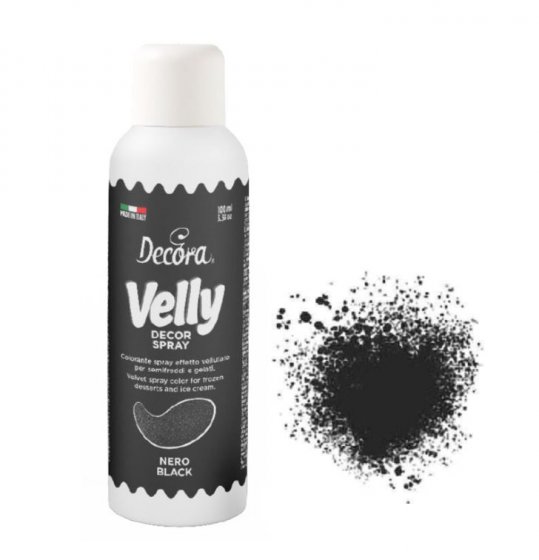 Svart velvet spray