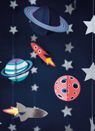 Dekoration space party