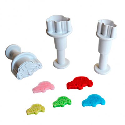 Plunger bilar mini 3-pack