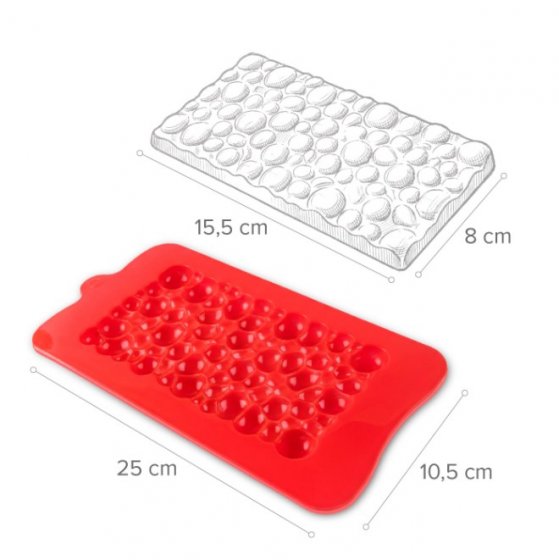 Dekora Silikonform Chokladkaka Bubbles 15,5 x 8 cm