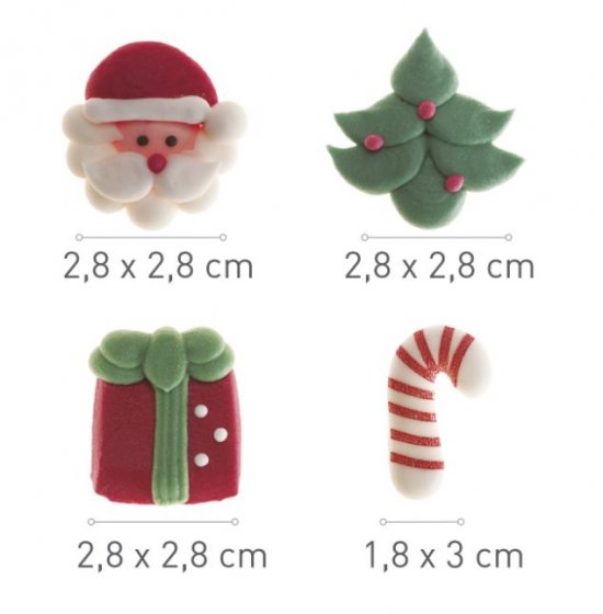 sockerdekorationer julmotiv