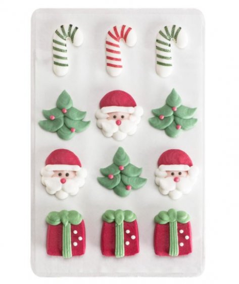 sockerdekorationer julmotiv