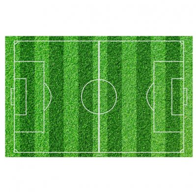Rektangulär tårtbild fotboll