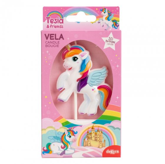 Tårtljus Stegrande Unicorn