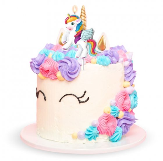 Tårtljus Stegrande Unicorn