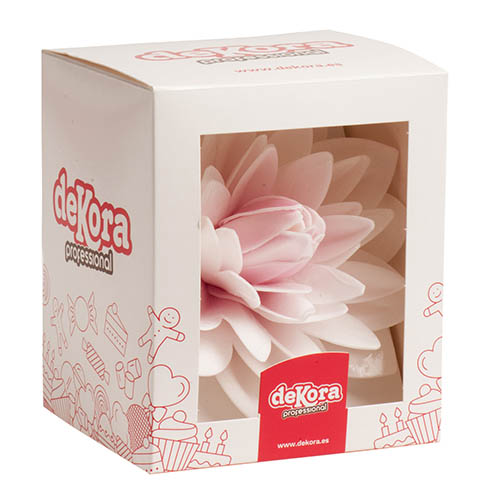 Tårtdekoration waferblomma gigantisk dahlia