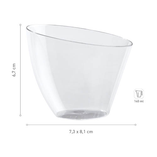 Dessertglas i plast candle