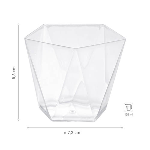 Dessertglas i plast penta