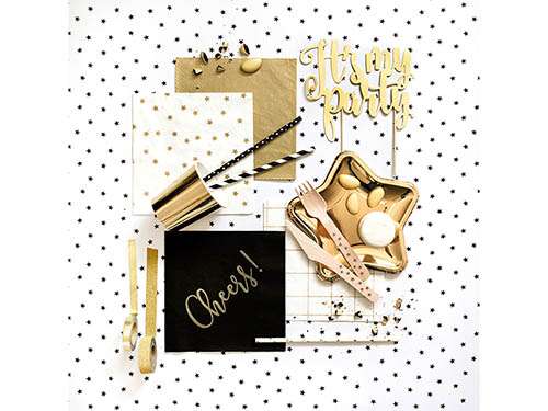 dekorativ washitejp guld/silver