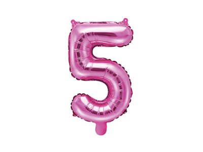 Folieballong rosa 35 cm - Nr 5