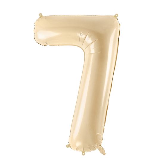 Folieballong beige 7