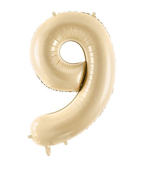 Folieballong beige 9