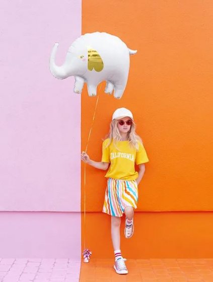 Folieballong baby elefant