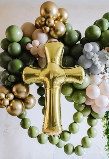 Folieballong Kors