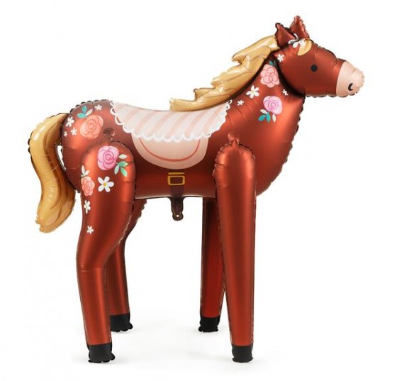 Folieballong häst