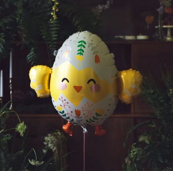Folieballong påskkyckling