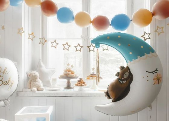 folieballong nallebjörn baby