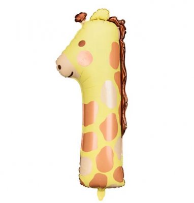 Folieballong nummer 1 giraff