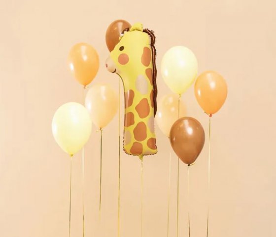 Folieballong nummer 1 giraff