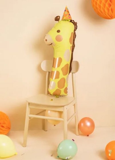 Folieballong nummer 1 giraff