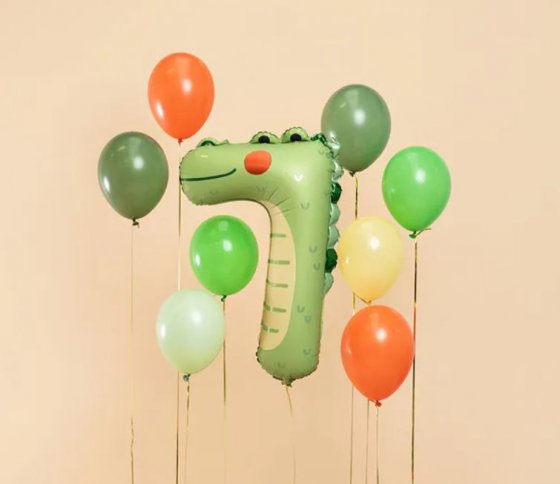 Folieballong nummer 7 orm