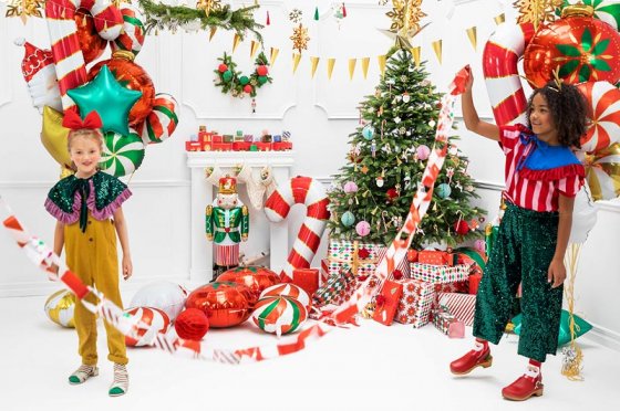 Folieballong polkagris