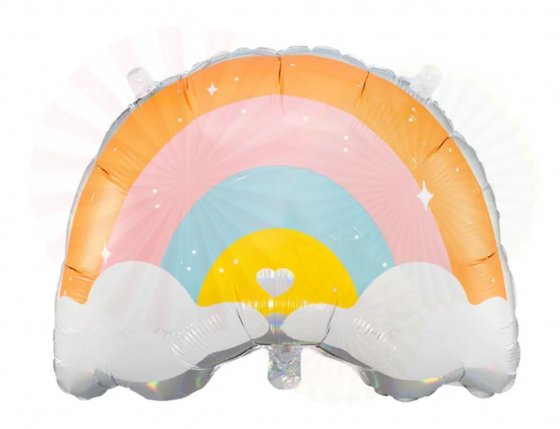 Folieballong regnbåge