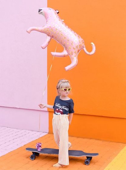 Folieballong rosa panter