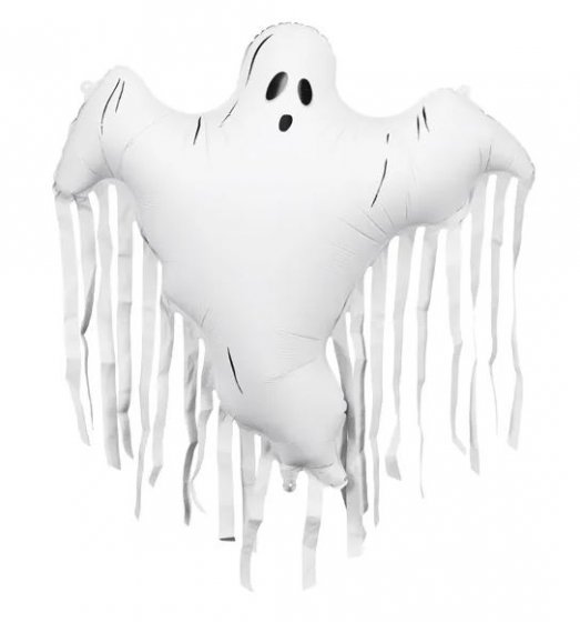 Folieballong spöke med fransar