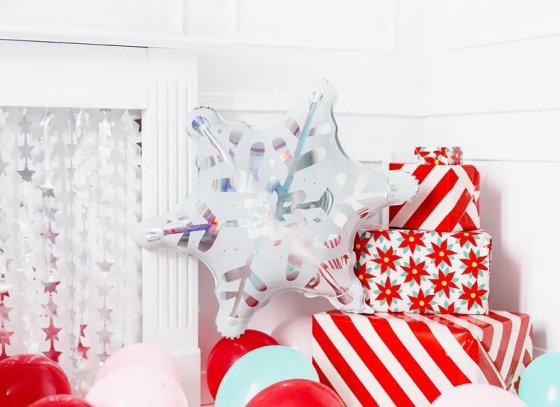 Folieballong snöflinga