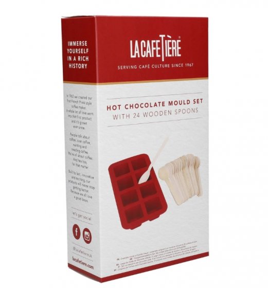 La Cafetière Silikonimuotti Kuumalle Suklaalle, 24 Lusikkaa