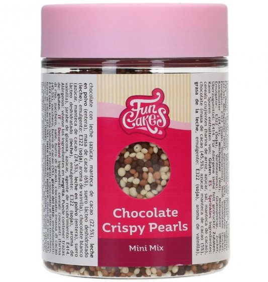 FunCakes Mini Chocolate Crispy Pearls Mix Koristeet 175 g