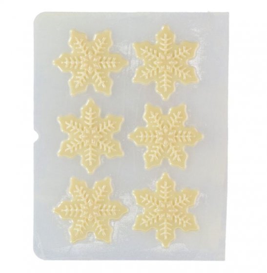 FunCakes Chocolate Decorations Snowflake pk/6