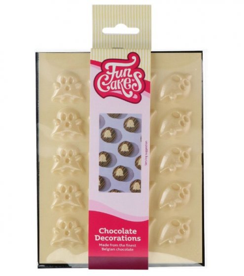 FunCakes Suklaakoristeet Haamut 20 kpl