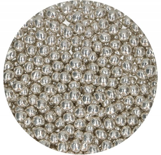 FunCakes Strössel Chokladkulor Metallic Silver