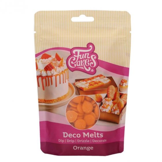 Funcakes deco melts orange