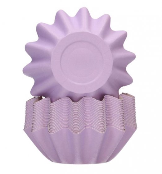 Muffinsformar bloom ljuslila