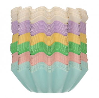 Muffinsformar Blomma Pastel Mix
