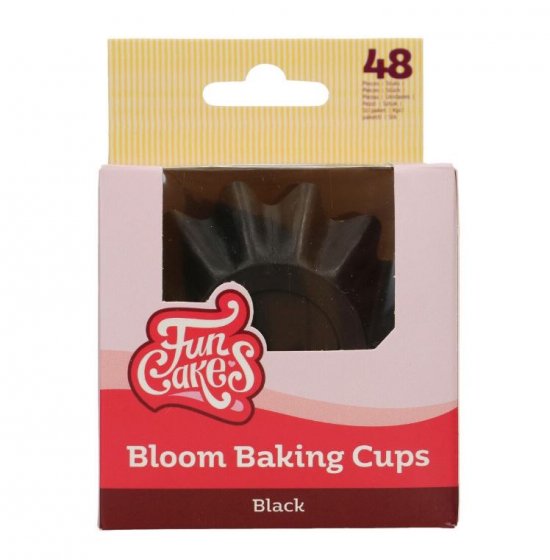 Muffinsformar bloom svart