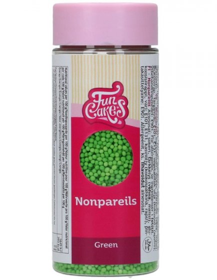 FunCakes strössel nonpareils Grön 80 g