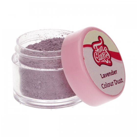 ätbar pulverfärg lila