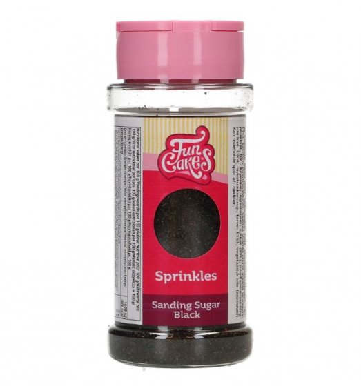 Sanding sugar black