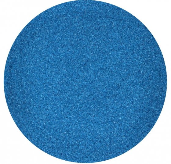 Sanding sugar blue