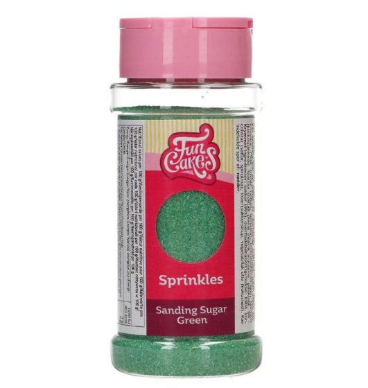 Sanding sugar green