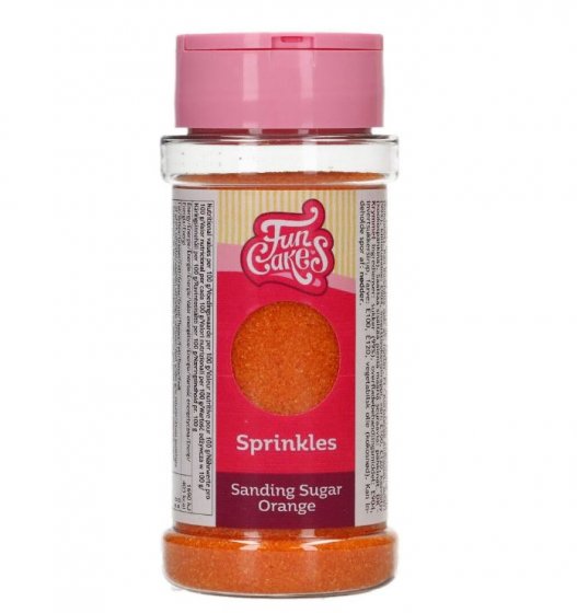 Sanding sugar orange